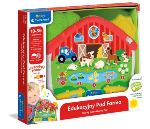 Clementoni Baby 50386 Edukacyjny Pad Farmera