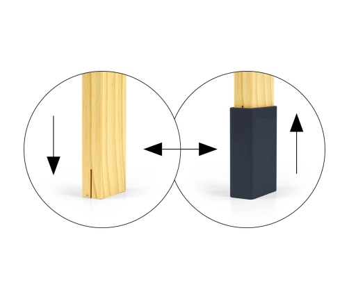 Drewniana kuchnia Astrid Black