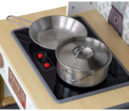 Drewniana kuchnia Bjorn - Pink