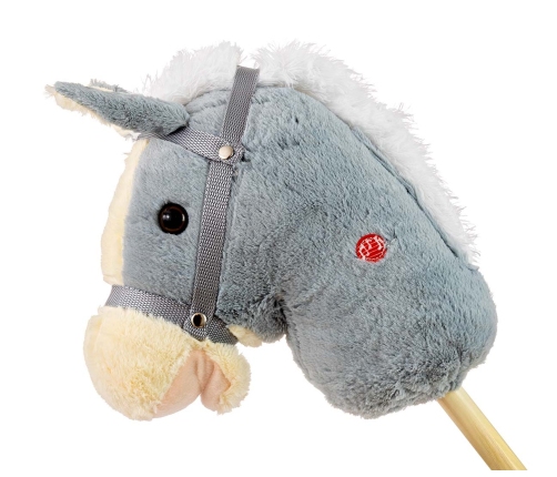 Hobby Koń na Kiju Grey