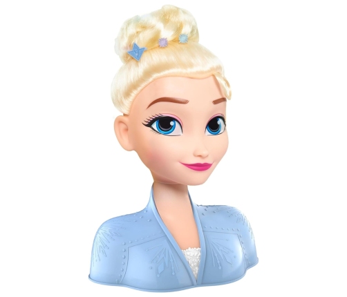 Just Play 32806 Kraina Lodu Głowa do czesania i stylizacji włosów Elsa