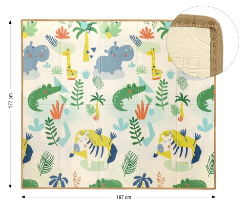 Mata piankowa składana Play Savanna and Tree T1