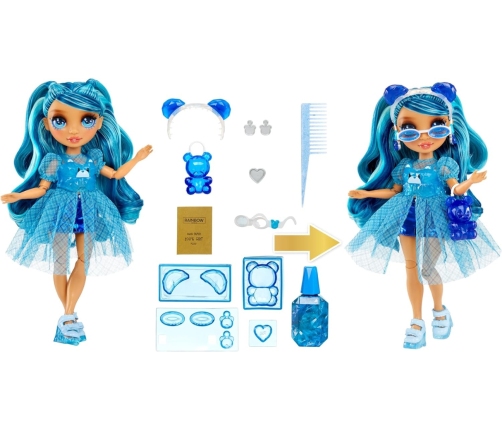 MGA 121374 Rainbow High Creative Crystals Modna Lalka Skyler