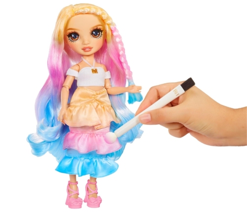 MGA 507598 Rainbow High Watercolor And Create Lalka Do Malowania Z Brązowymi Oczami