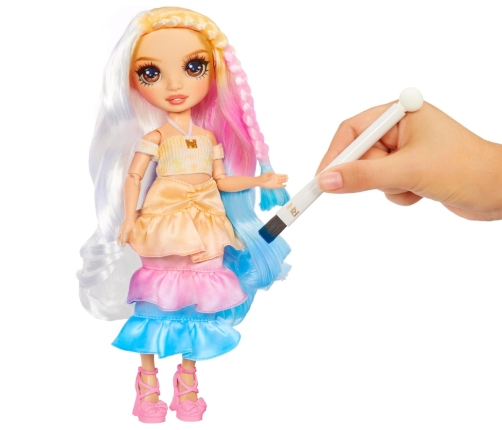 MGA 507598 Rainbow High Watercolor And Create Lalka Do Malowania Z Brązowymi Oczami