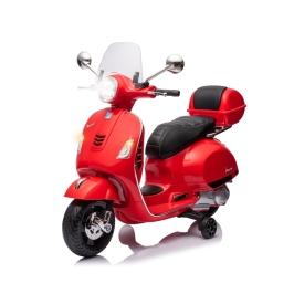Bērnu elektriskais motocikls Vespa GTS Super Red