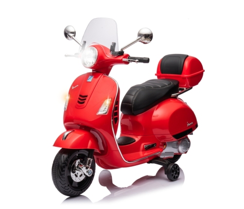 Bērnu elektriskais motocikls Vespa GTS Super Red
