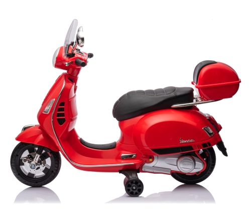 Bērnu elektriskais motocikls Vespa GTS Super Red