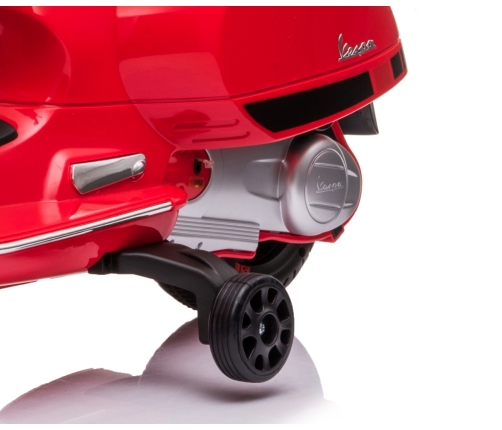 Bērnu elektriskais motocikls Vespa GTS Super Red