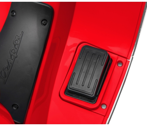 Bērnu elektriskais motocikls Vespa GTS Super Red