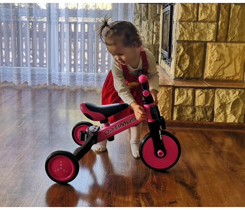 Balansa ritenis Milly Mally OPTIMUS Blue 3in1