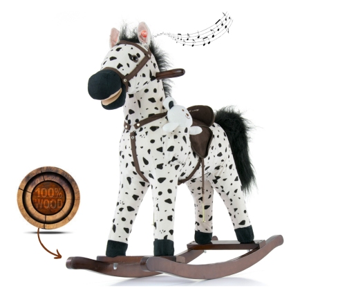 Milly Mally Rocking Horse Mustang Black Dot