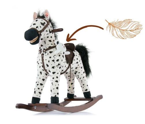 Milly Mally Rocking Horse Mustang Black Dot