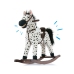 Milly Mally Rocking Horse Mustang Black Dot