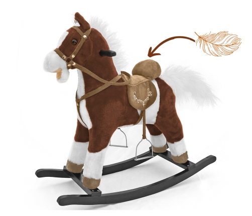 Milly Mally Rocking Horse Mustang Dark Brown
