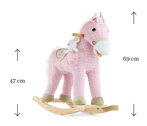 Milly Mally Rocking Horse Pony Pink