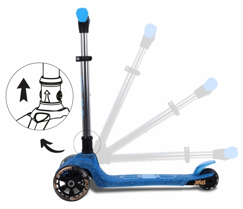 Самокат Milly Mally Jelly Blue