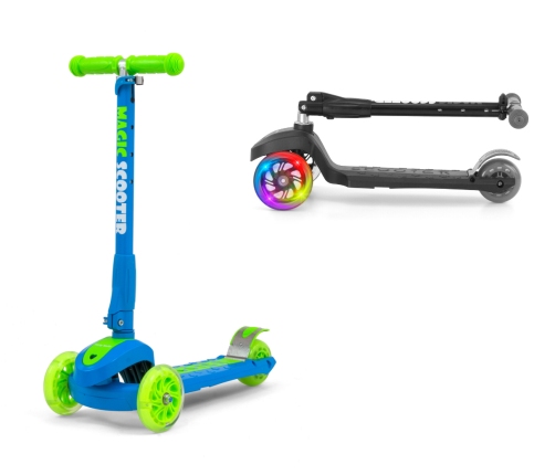 Самокат Milly Mally Magic Blue-Green