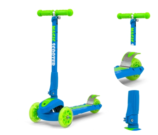 Самокат Milly Mally Magic Blue-Green