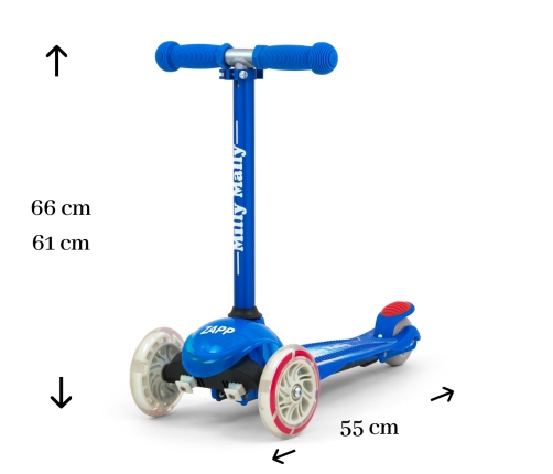 Skrejritenis Milly Mally Zapp Deep Blue