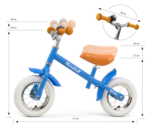 Беговел Milly Mally Marshall Air Blue