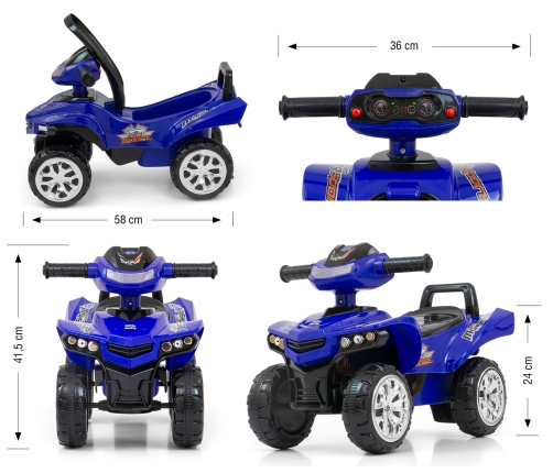 Stumjama mašīna Milly Mally Monster Navy
