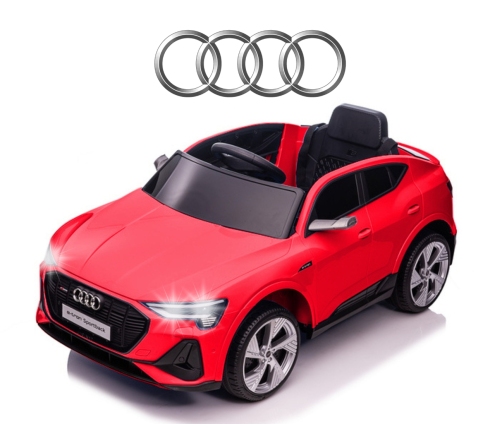 Bērnu elektroauto Audi E-Tron Sportback 4x4 Red