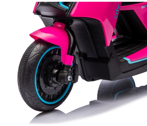 Pojazd na akumulator Skuter City Pink