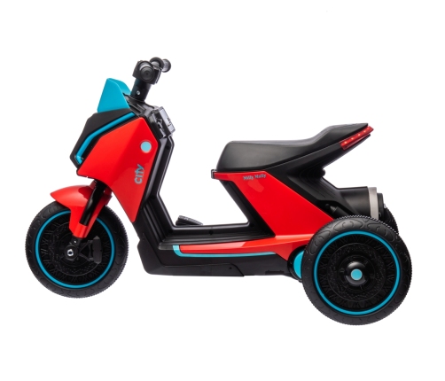 Bērnu tricikls ar akumulatoru City Red