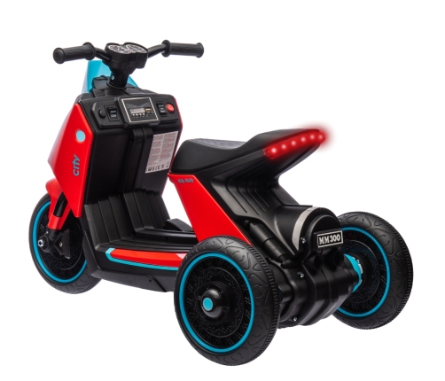 Bērnu tricikls ar akumulatoru City Red