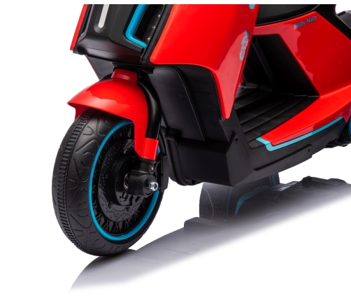 Bērnu tricikls ar akumulatoru City Red