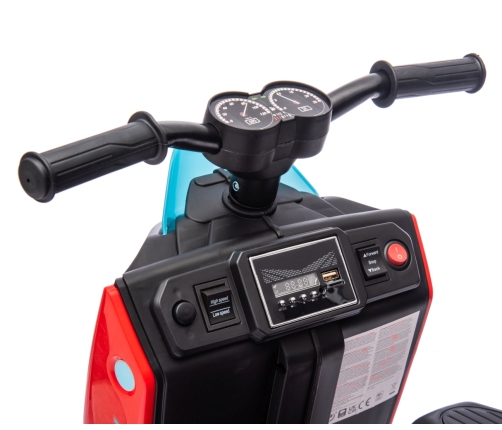 Bērnu tricikls ar akumulatoru City Red