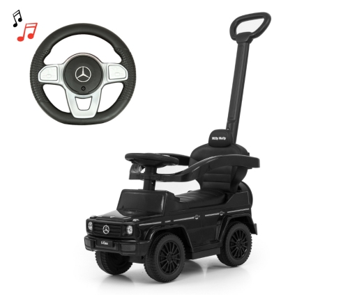 Детская машинка-каталка Milly Mally MERCEDES G350d Black