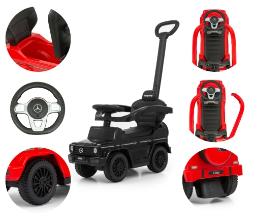Детская машинка-каталка Milly Mally MERCEDES G350d Black