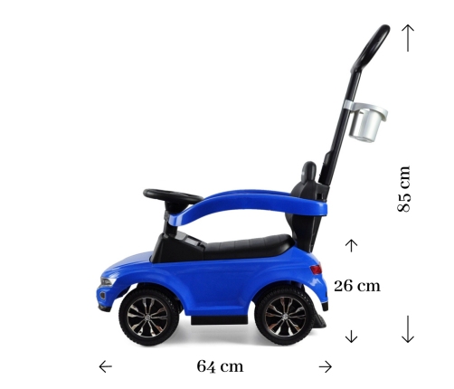 Pojazd z rączką VOLKSWAGEN T-ROC Blue