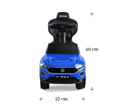 Pojazd z rączką VOLKSWAGEN T-ROC Blue