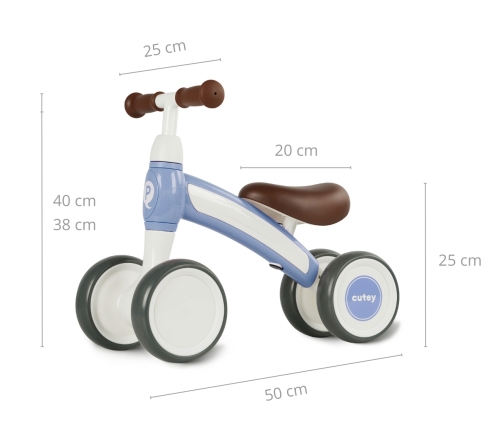 Balansa ritenis Qplay Cutey Retro Blue