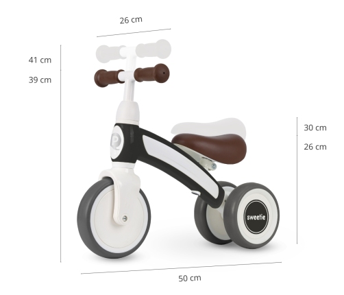 Balansa ritenis Qplay Sweetie Dark Grey