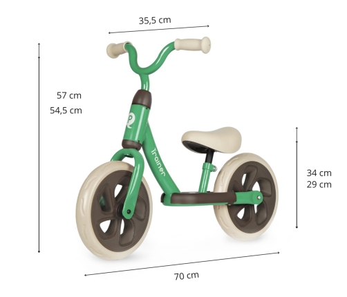 Balansa ritenis Qplay Trainer Green