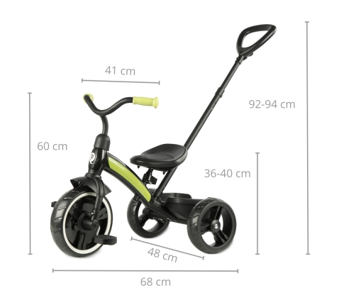 Детский трехколесный велосипед Qplay Elite Plus New Green