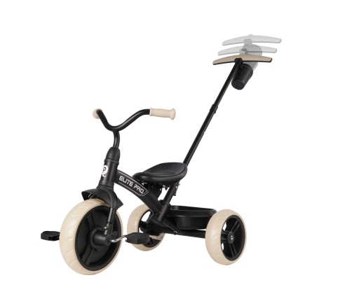 Bērnu trīsritenis Qplay Elite Pro Black