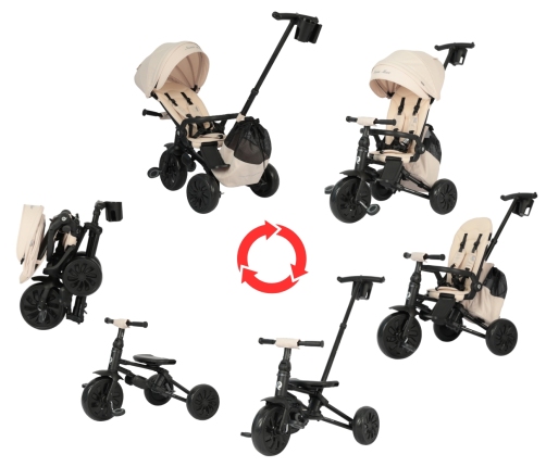 Qplay Nova Max Beige Трёхколёсный велосипед