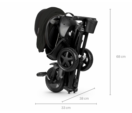 Qplay Nova Niello Black Трёхколёсный велосипед