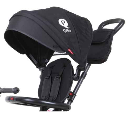 Bērnu trīsritenis Qplay Rito Plus Black