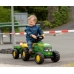 Rolly Toys 012190 Traktor Rolly Kid John Deere z przyczepą