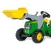 Rolly Toys 023110 Traktor Rolly Kid John Deere z łyżką i przyczepą