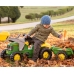 Rolly Toys 023110 Traktor Rolly Kid John Deere z łyżką i przyczepą