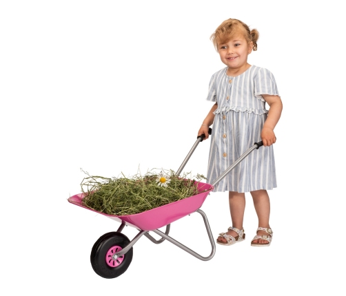 Rolly Toys 274802 Taczka Metalowa  rózowa