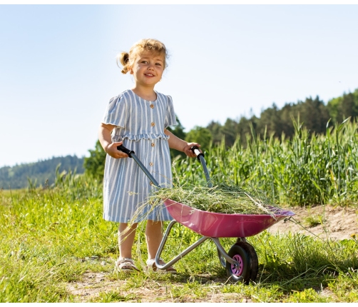 Rolly Toys 274802 Taczka Metalowa  rózowa