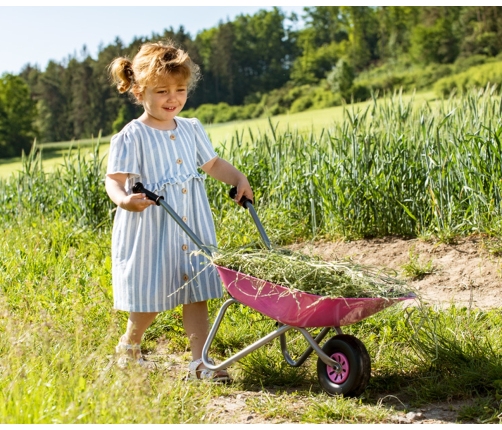 Rolly Toys 274802 Taczka Metalowa  rózowa